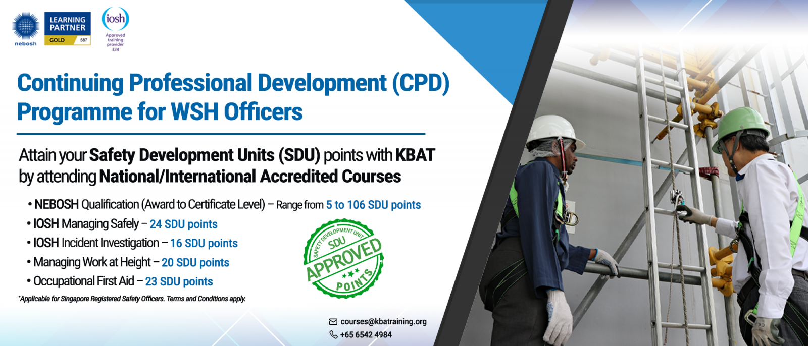 Continuing Professional Development (CPD) Programme for Safety Officers